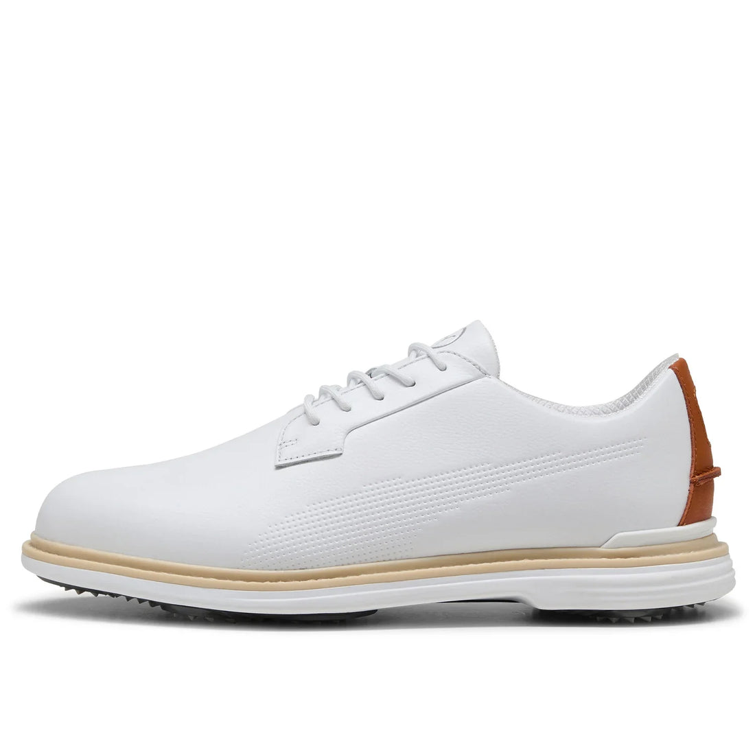 ROYALE White/Leather Brown