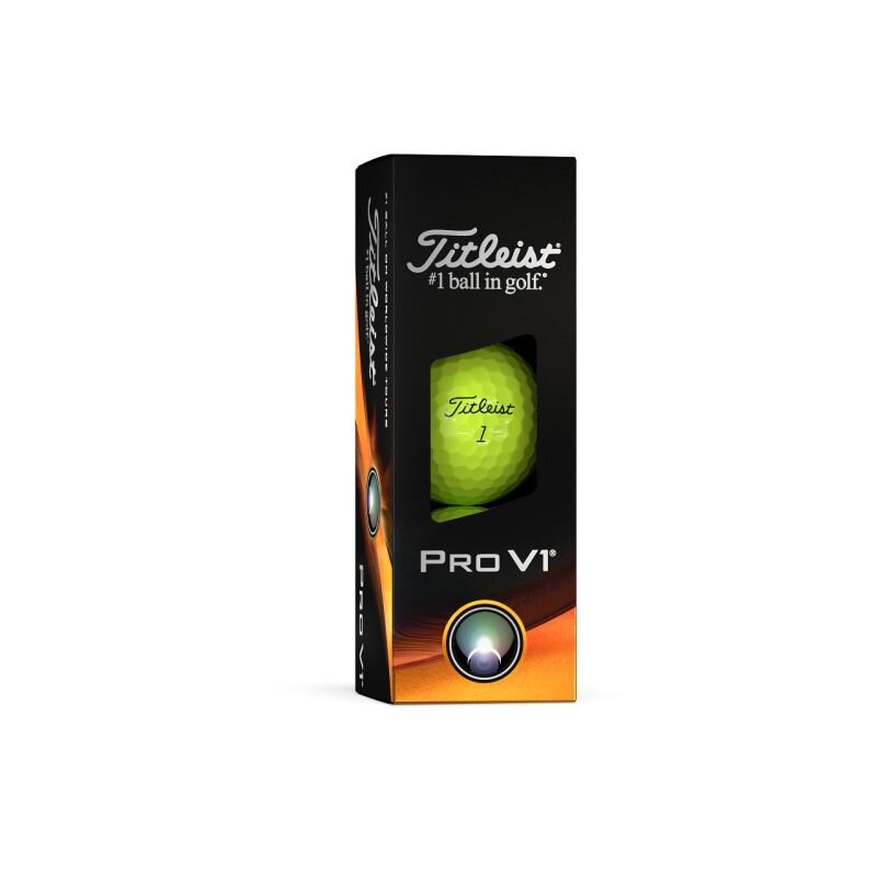 Titleist Pro V1 Gul - 3 Pack