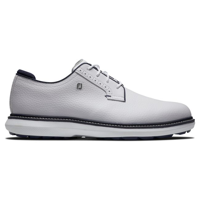 FJ TRADITIONS SPIKELESS BLUCHER - Vit/Vit/Blå