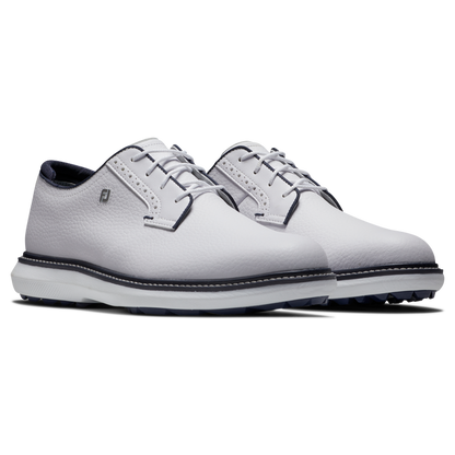 FJ TRADITIONS SPIKELESS BLUCHER - Vit/Vit/Blå