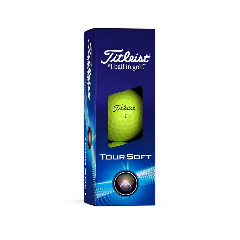 Titleist Tour Soft Gul 2024 - 3 Pack